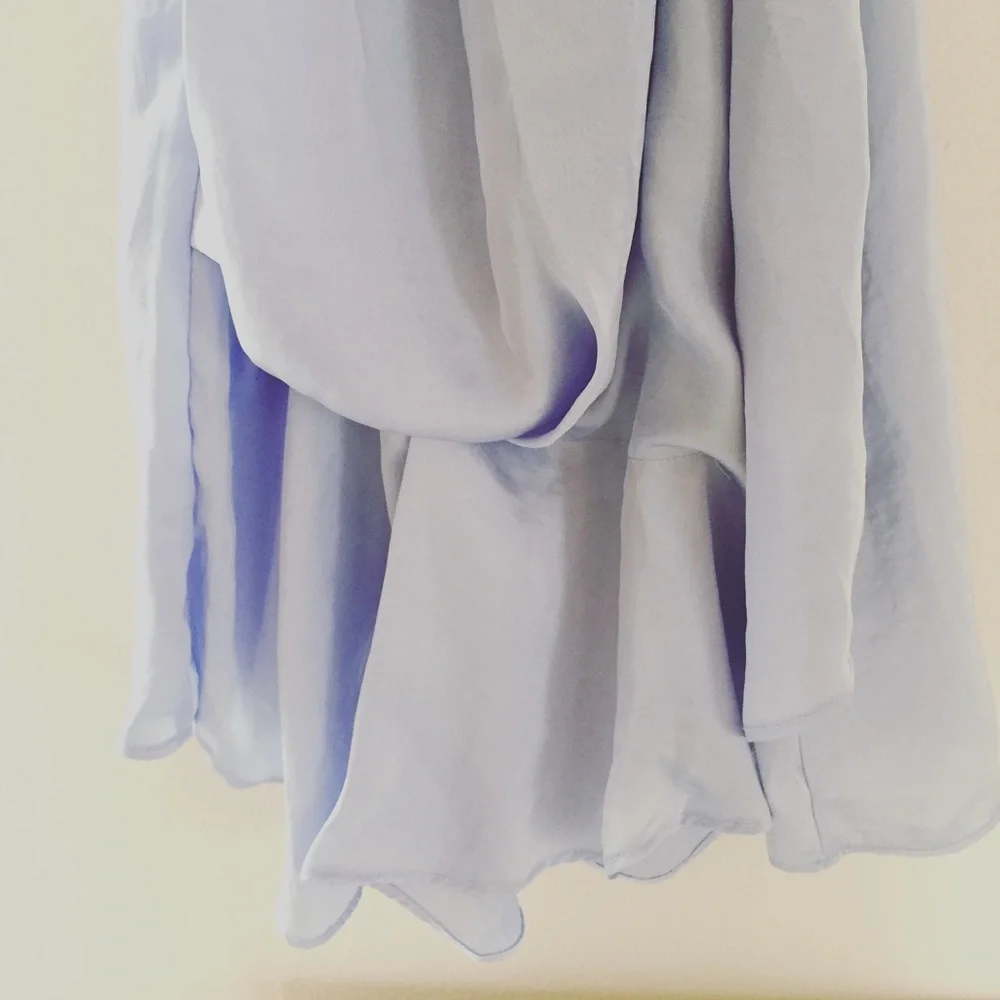 Anthropologie Light Blue Sleeveless Blouse - Picture 3 of 4